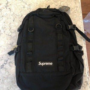 Supreme black backpack bag – New Fw20